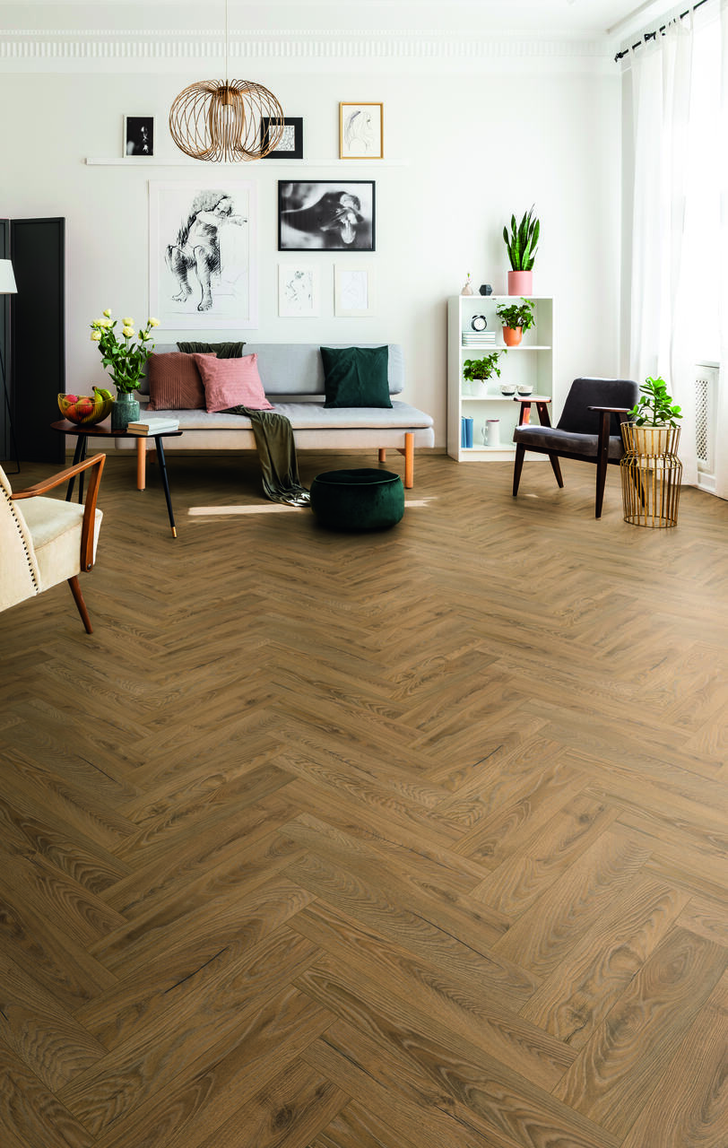 Houten vloer in interieur